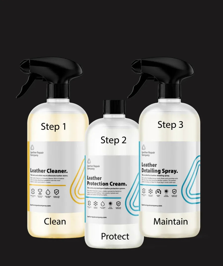 Leather Cleaning Protection & Maintenance Set