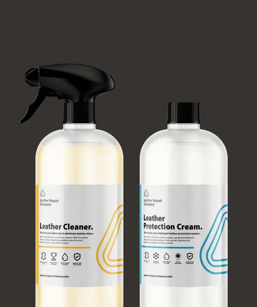 Leather Cleaning & Protection Set
